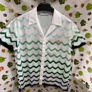 Casablanca Casual Breathable Green Shirt